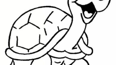 Sevimli Kaplumbağa Boyama Sayfası Çocuklar İçin Eğlenceli ve Öğretici