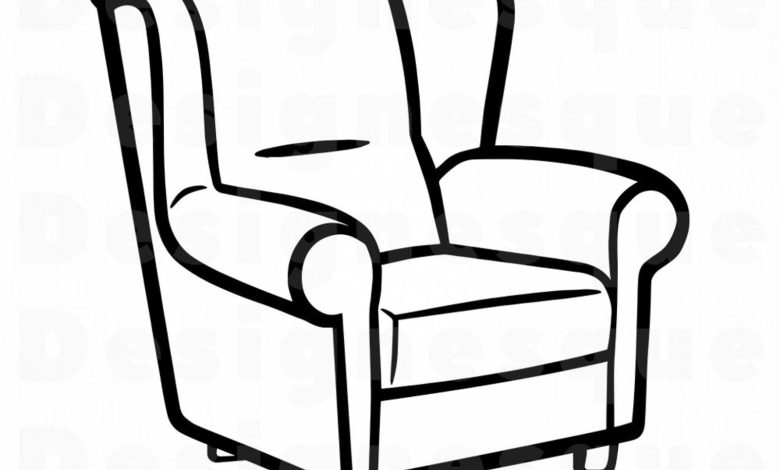 Kolay Renkli Koltuk Boyama Sayfası - Çocuklar İçin Eğlenceli Aktivite