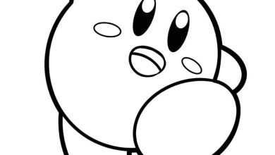 Kirby Boyama Sayfası Sevimli Maceraperest