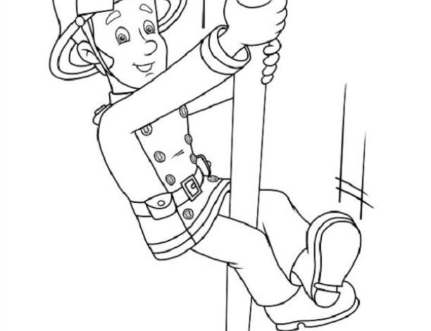 İtfaiyeci Çocuk Boyama Sayfası - Eğlenceli İtfaiyeci Macerası