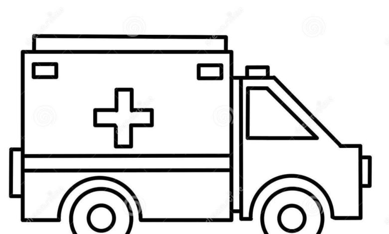 Ambulans Boyama Sayfası Acil Durum Aracı