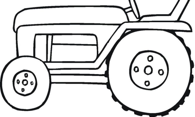 Tarım Traktörü Boyama Sayfası Çocuklar İçin Eğlenceli ve Eğitici Boyama Aktivitesi