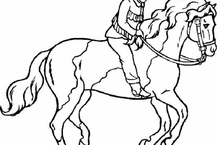 At Binicisi Boyama Sayfası - Çocuklar İçin Eğlenceli Boyama Aktivitesi