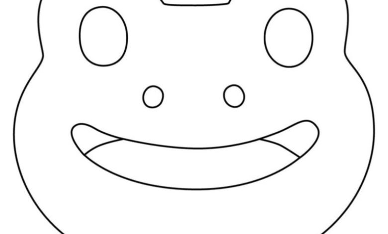 Kurbağa Şeklinde Boyama Sayfası Çocuklar İçin Eğlenceli ve Eğitici