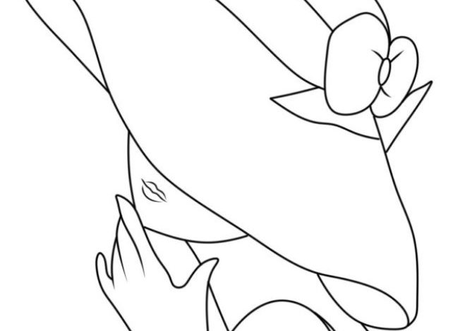 Şık Şapkalı Kadın Boyama Sayfası - Moda Temalı Çizim