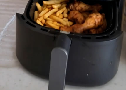 Philips Airfryer 5000 patates kızartması ve tavuk